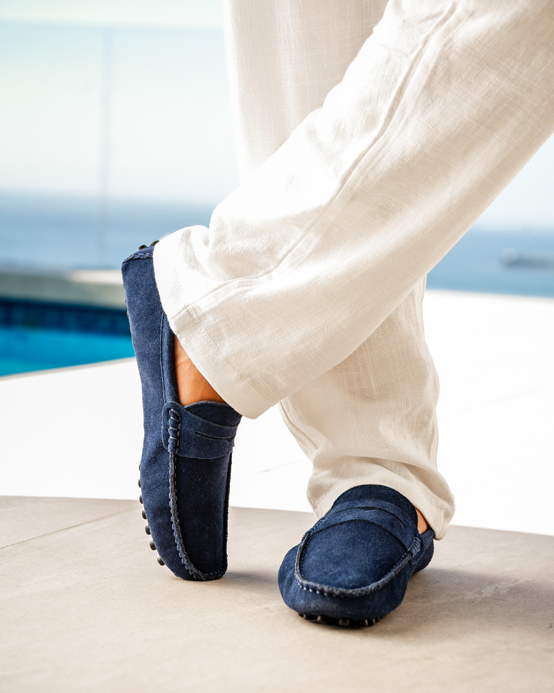 Suede Driving Moccasins
